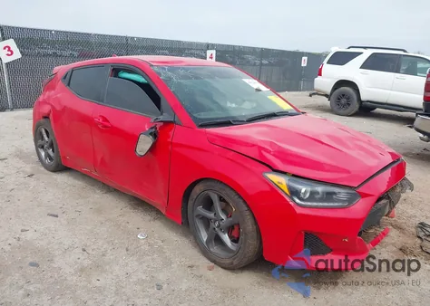 2019 Hyundai Veloster 2.0 из США, поврежденный, VIN KMHTG6AFXKU019399